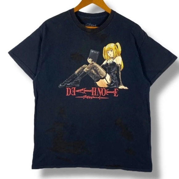 Vintage Ultra Rare Movie Death note Misa Amane Japanese Anime Manga Tee T-shirt - Picture 1 of 9